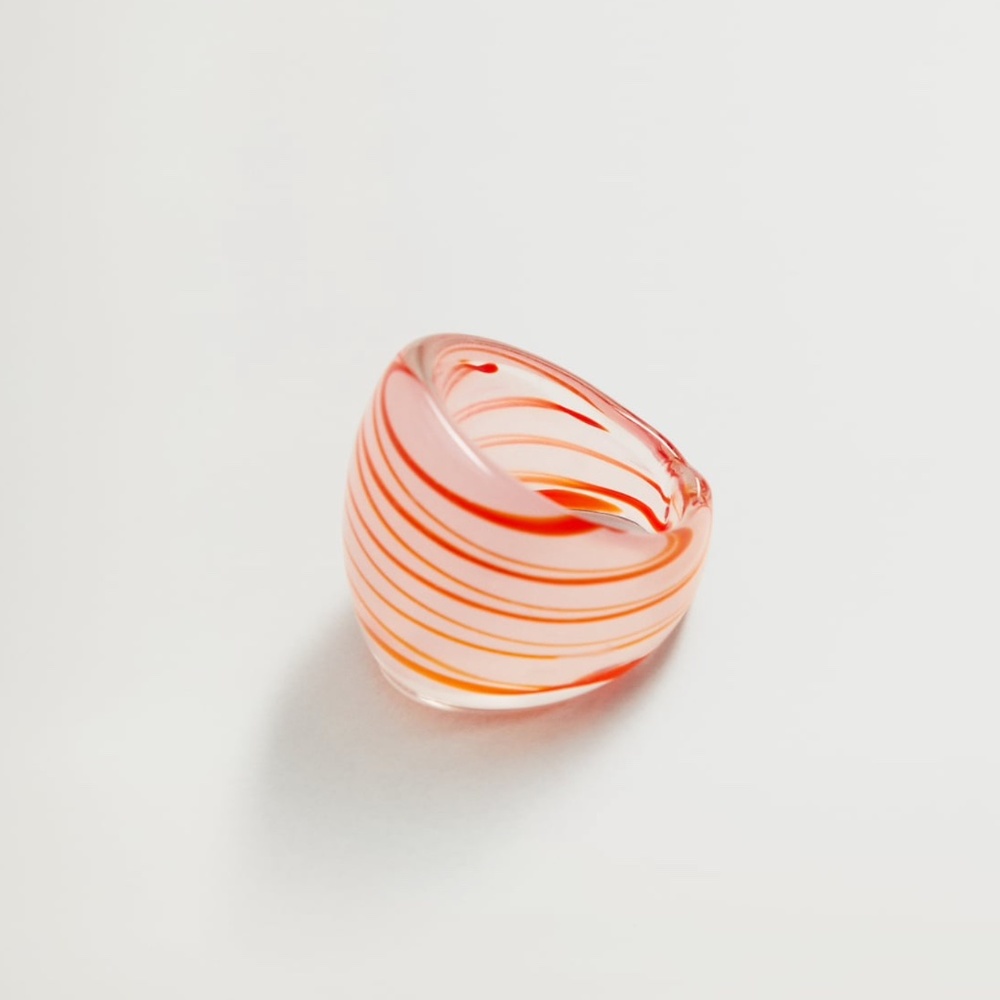 Orange Semi-Transparent Ring
